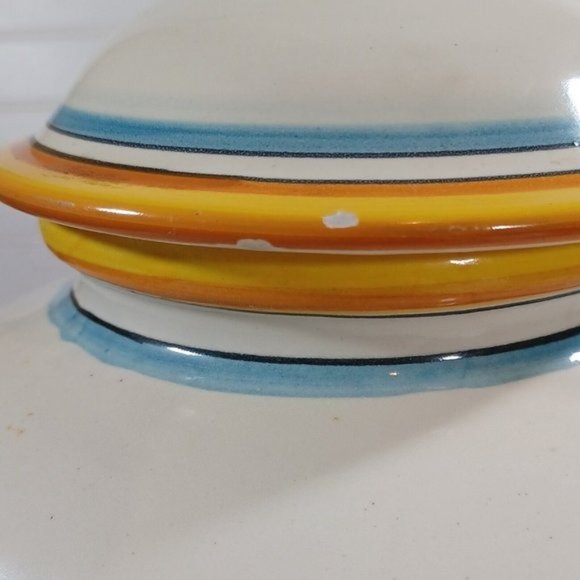 Intrada Toscana Lion Fleur de Lys Crest Cookie Biscotti Jar Vase … - Picture 11 of 14